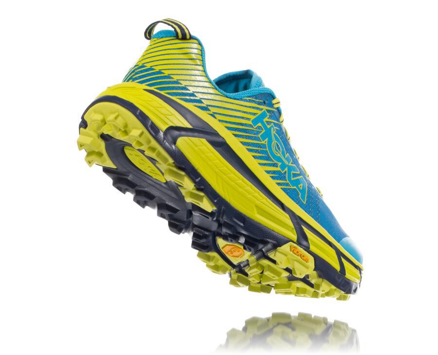 Hoka One One トレイルシューズ メンズ 青/緑 - EVO マファテ2 - BU4728561